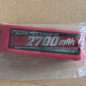 Red High Performance Lithium Polymer Battery